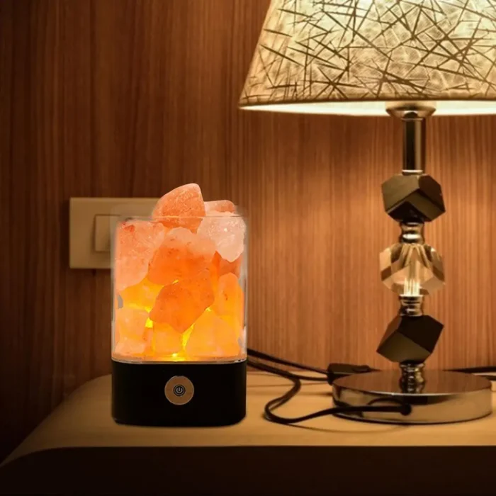 Lampe de sel multicolore avec télécommande