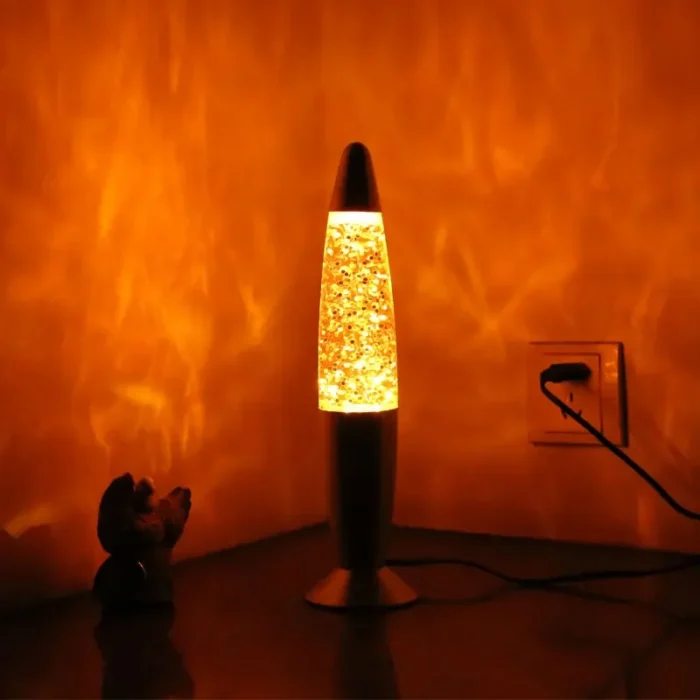 Petite lampe de chevet à lave enfichable