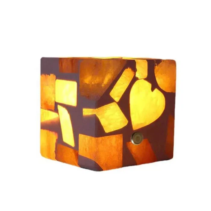 Lampe de sel originale en cube