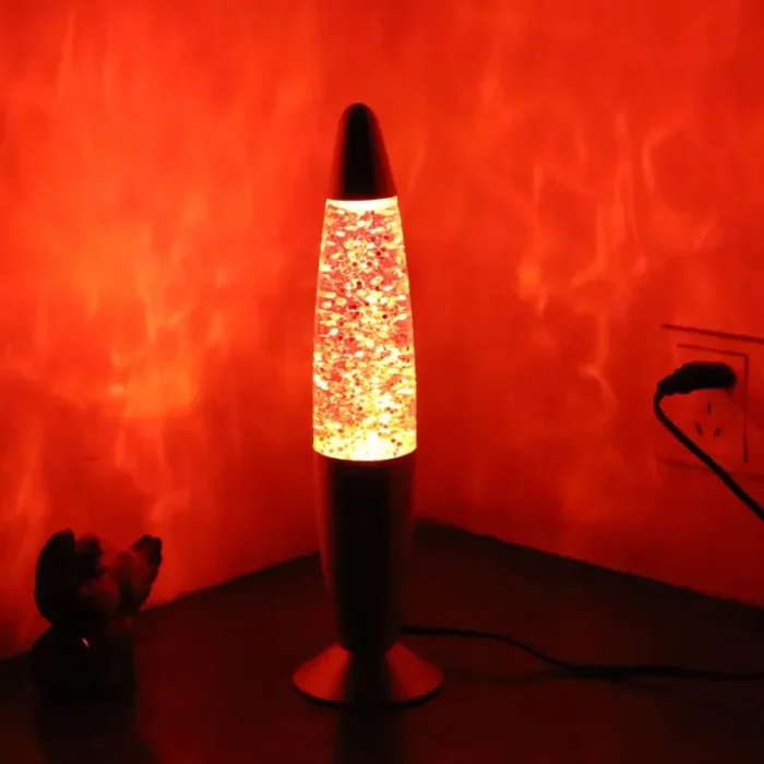 Petite lampe de chevet à lave enfichable