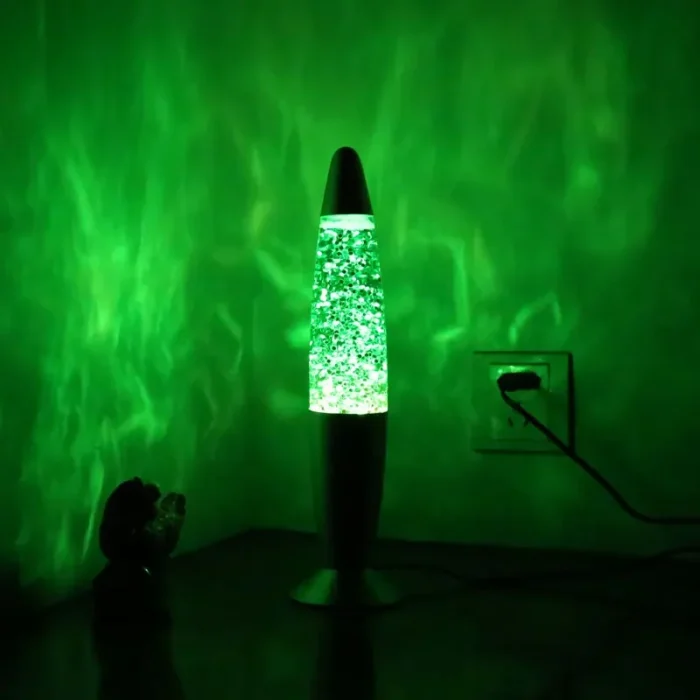 Petite lampe de chevet à lave enfichable