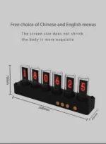 Horloge à tube analogique Nixie noir – Image 4