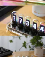 Horloge Nixie intelligent en verre transparent – Image 10