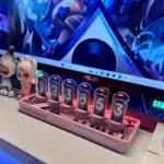 Horloge Nixie rose à ampoule lumineuse Ips – Image 4