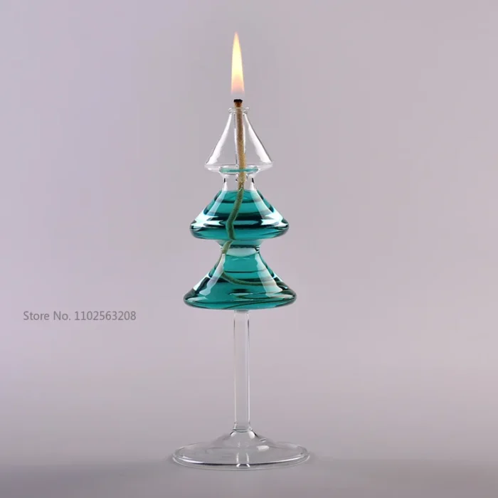 Lampe à huile sapin de Noël