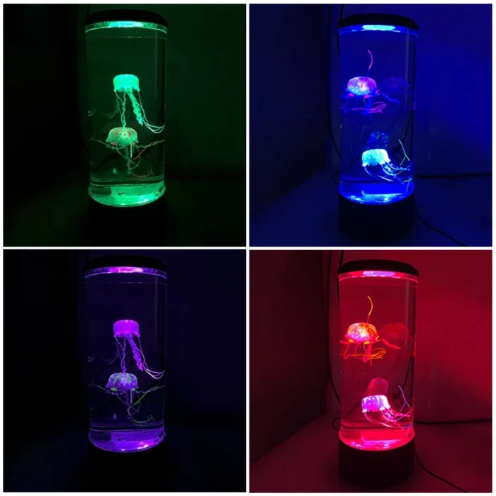 Lampe à lave méduse avec batterie USB