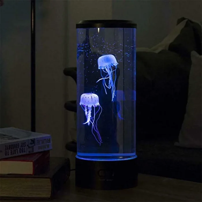 Lampe à lave méduse avec batterie USB