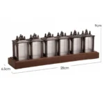 Horloge Nixie au design victorien couleur Titanium – Image 3