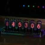 Horloge Nixie intelligent en verre transparent – Image 4