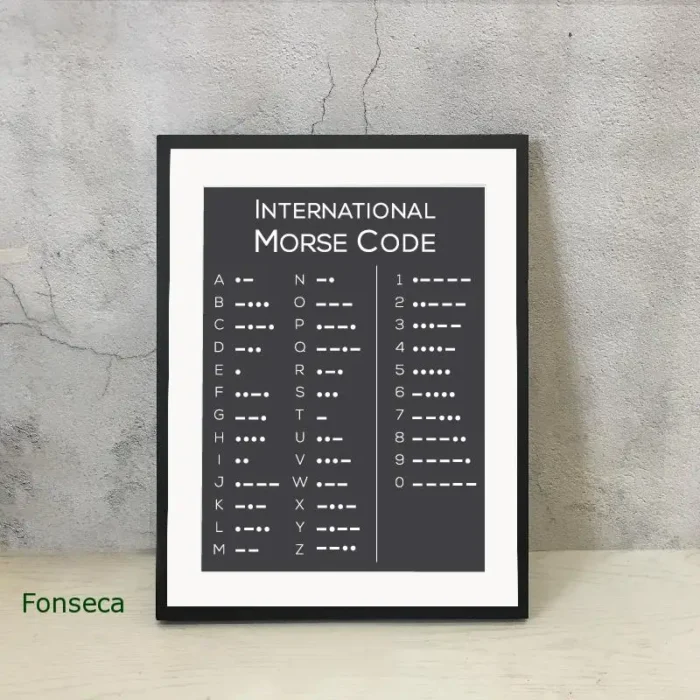 Poster Code Morse