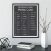 Poster Code Morse