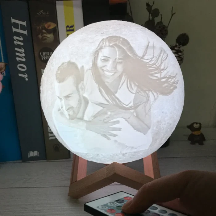 Lampe de lune personnalisée