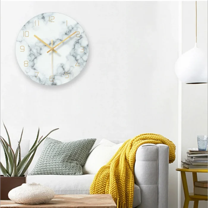 Horloge murale originale en Marbre