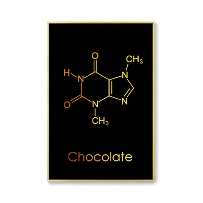 Poster moléculaire de sérotonine et dopamine