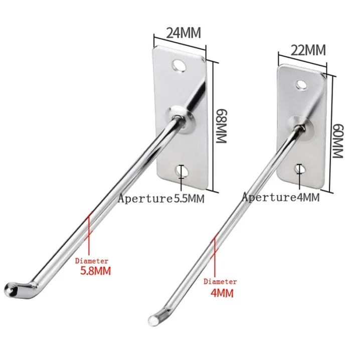 Accroche murale en acier pour téléphone portable