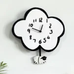 Horloge murale originale en forme de nuage