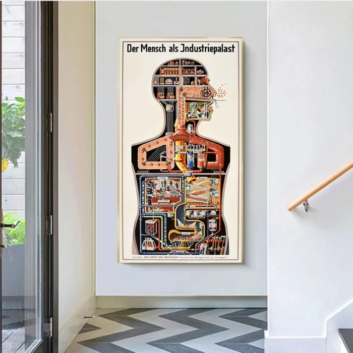 Poster scientifique Fritz Kahn