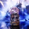 Lampe plasma socle tête de mort