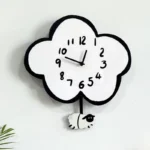 Horloge murale originale en forme de nuage – Image 7