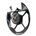Horloge murale originale en vinyle football – Image 2