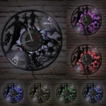 Horloge murale originale en vinyle football – Image 14