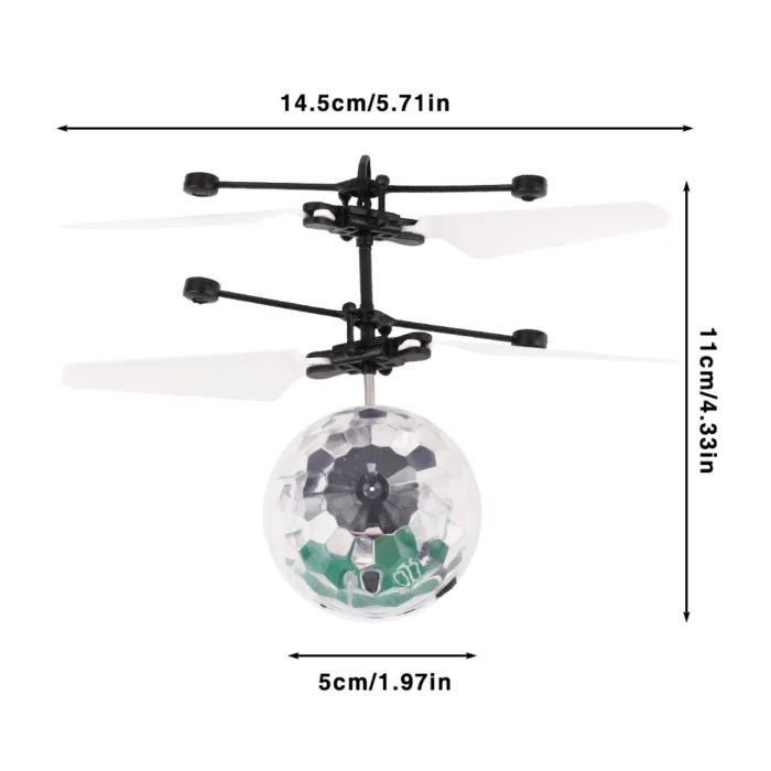 Drone balle volante en cristal