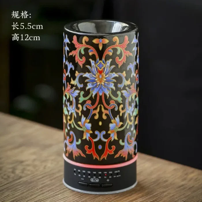 Brûleur d'encens électronique en céramique émaillée