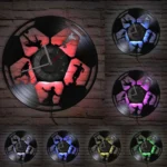 Horloge murale originale en vinyle football – Image 8