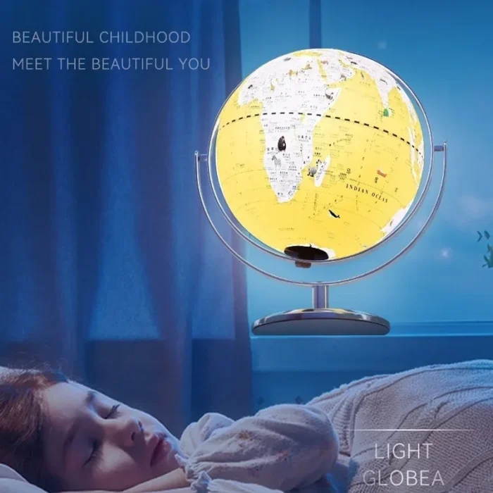 Globe terrestre lumineux pour bureau