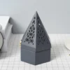 Brûleur d'encens vintage forme pyramide – Image 3