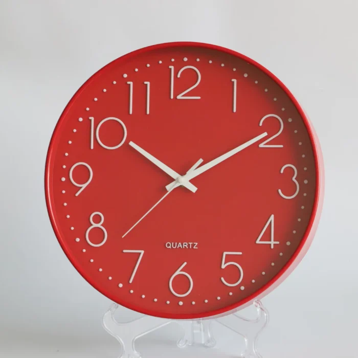 Horloge murale nordique minimaliste
