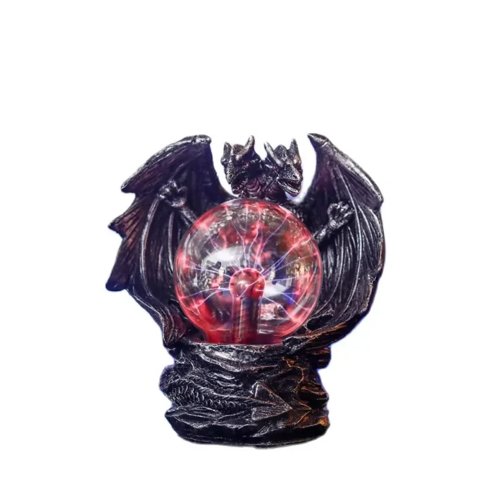 Lampe Plasma boule de verre dragon