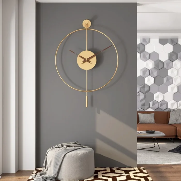 Horloge murale originale pivotante