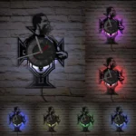 Horloge murale originale en vinyle football – Image 30