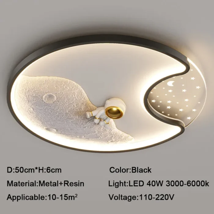 Plafonnier LED astronome design moderne