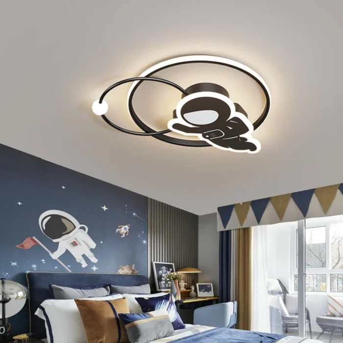 Lampe plafonnier astronaute moderne