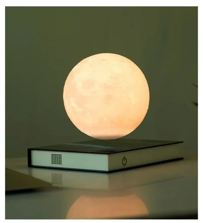 Lampe lune base livre