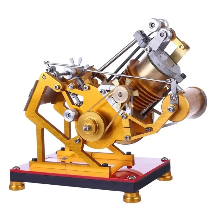 Moteur stirling de type feu d'aspiration