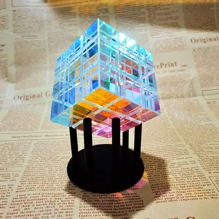 Prisme optique en verre de cube capteur de soleil