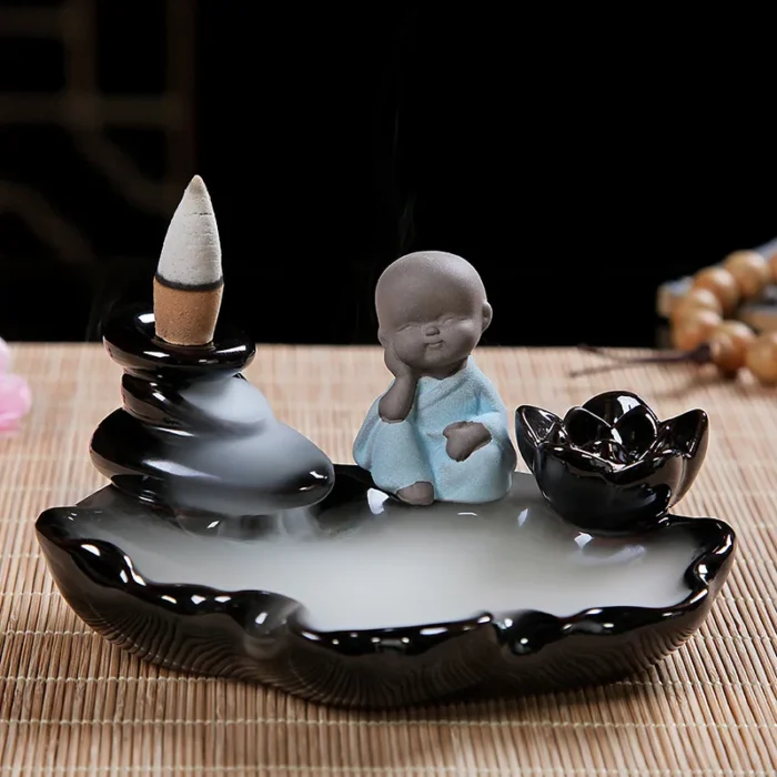 Brûleur d'encens à reflux de petit moine – Image 7