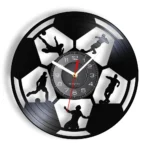 Horloge murale originale en vinyle football – Image 7