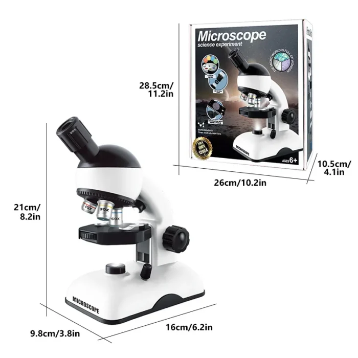 Microscope enfant à lumière bidirectionnelle optique