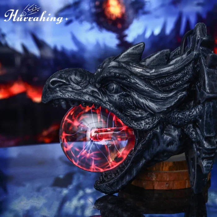 Lampe Plasma tête de dragon