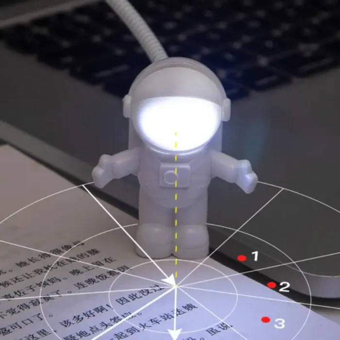 Lampe astronaute LED pour ordinateur portable