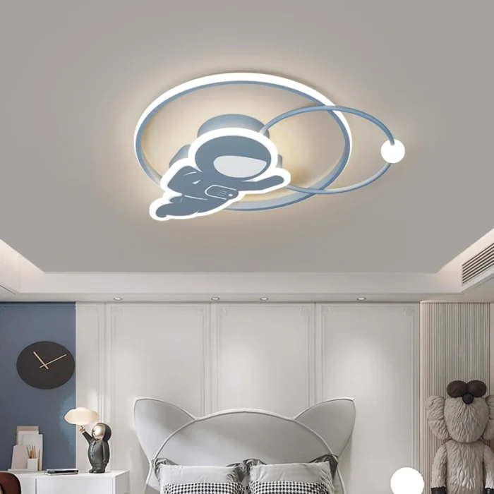 Lampe plafonnier astronaute moderne