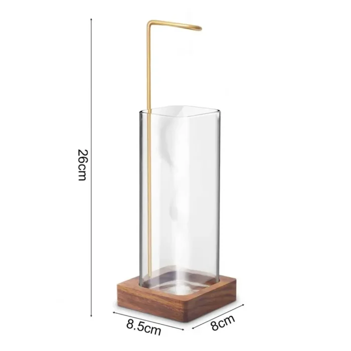 Brûleur d'encens créatif en verre