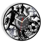 Horloge murale originale en vinyle football – Image 13