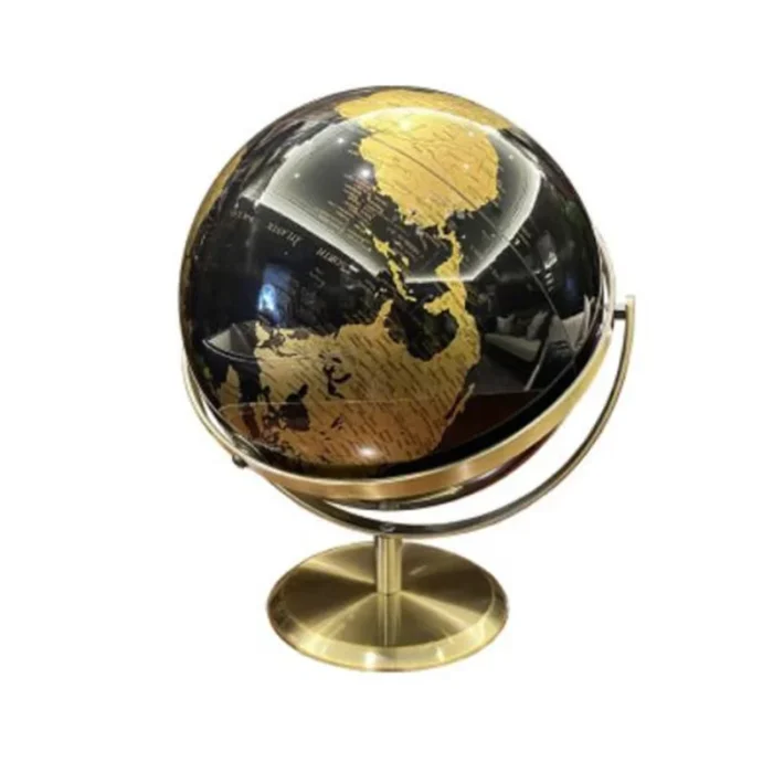 Globe rotatif moderne de luxe en métal