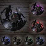 Horloge murale originale en vinyle football – Image 10