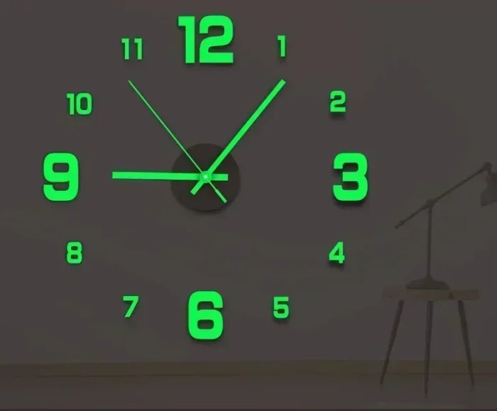 Horloge murale originale 3D sans cadre